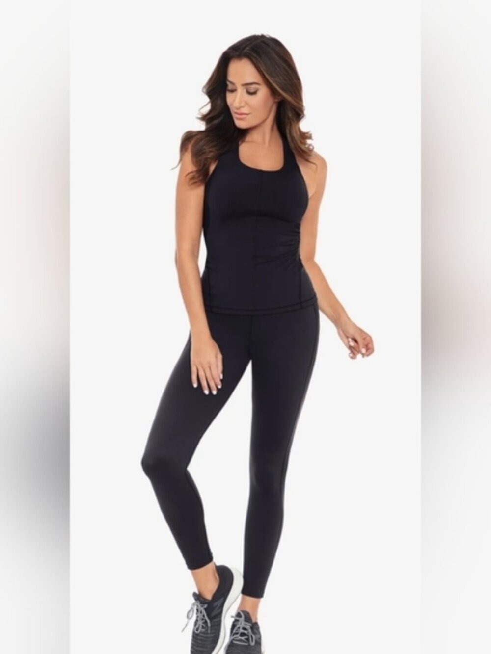 Miraclesuit NWT SZ M Extra Firm Control Pantliner 7/8 Black Support Legging 2607